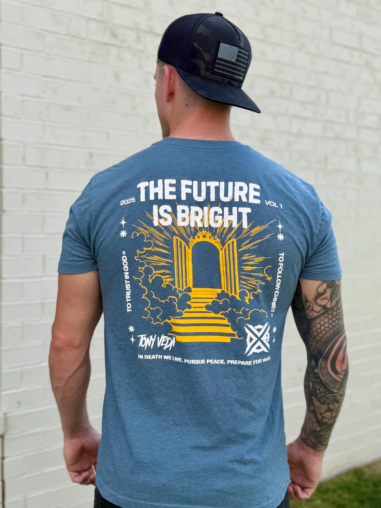 THE FUTURE IS BRIGHT | Vol. 1 T-Shirt BLUE