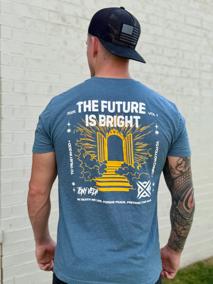 THE FUTURE IS BRIGHT | Vol. 1 T-Shirt BLUE