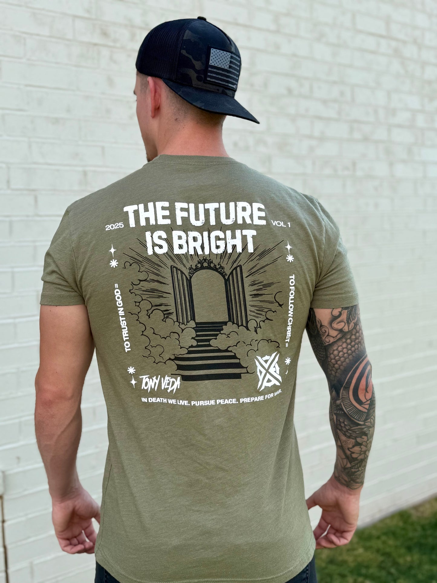 THE FUTURE IS BRIGHT | Vol. 1 T-Shirt ARMY GREEN